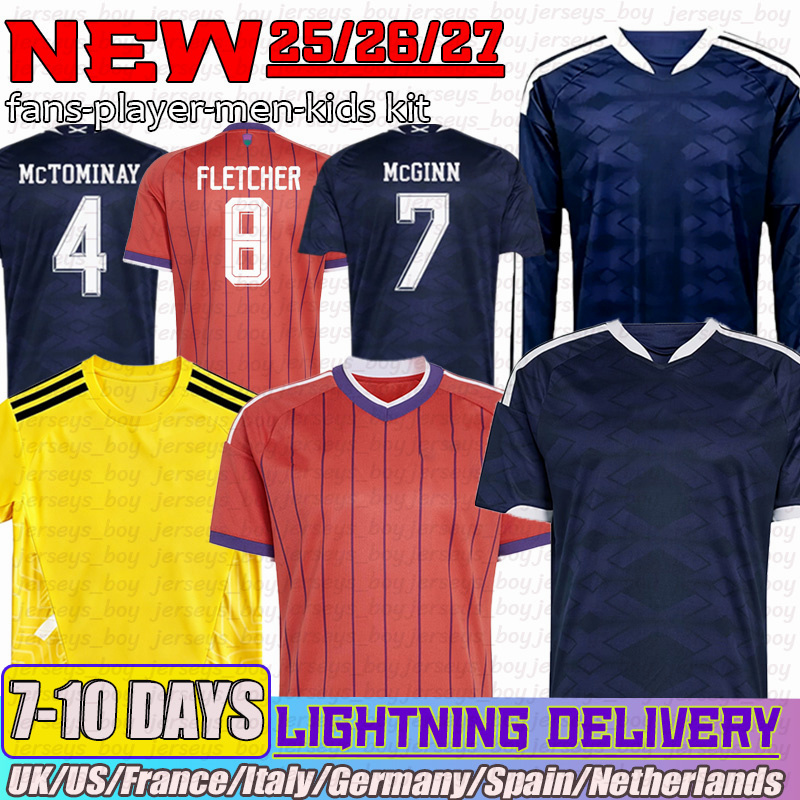 scotland football shirt 2026 XXXL 4XL McTominay TIERNEY ROBERTSON CHRISTIE Soccer Jerseys Dykes Adams McGINN Hanley men kids kit-image-944610281