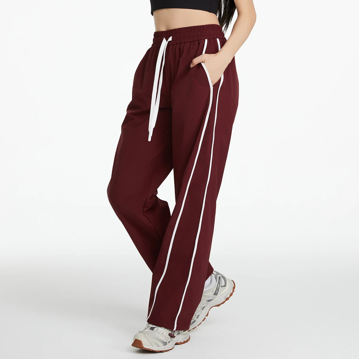 Sports Trousers Women Summer Cool Windproof Outdoor Mountaineering Loose Casual Wide-leg Pants Quick-drying Sun Protection Pants 260612