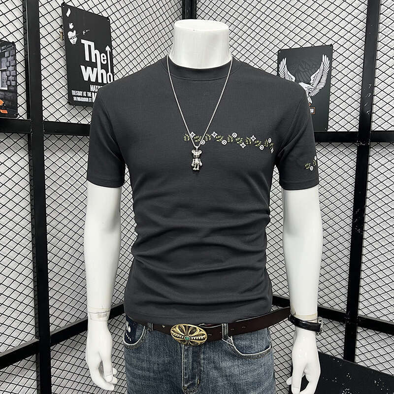 Luxury Brand Designer Clothes American-Style Casual Cool Cotton T-Shirt For Young Men Women, Summer Ins Trendy Streetwear, Loose And Versatile Short