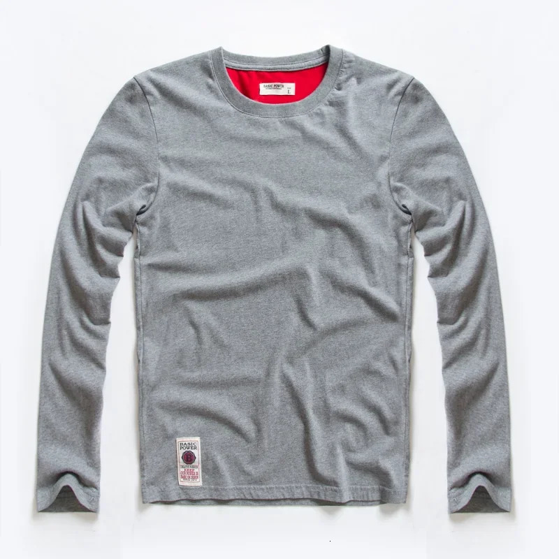 Mens t-shirts Spring Long Sleeve T-shirt Mens clothing Y2k T-shirt Washing Sweatshirt Shirts Casual O-neck streetwear Tee Tops 260612