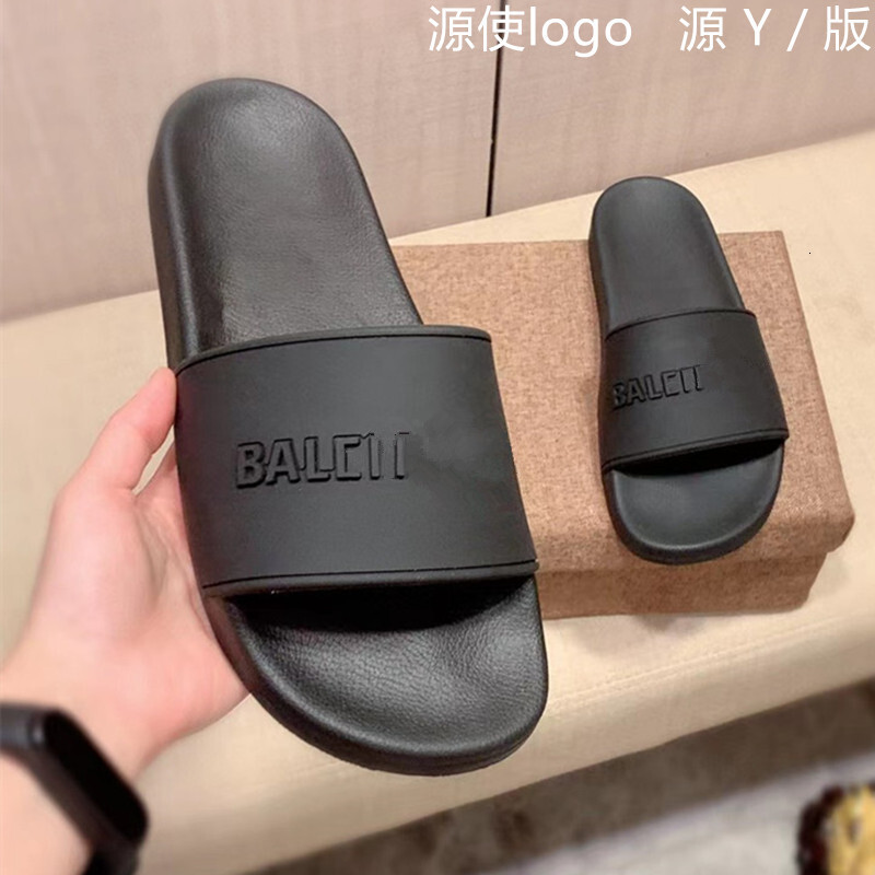 Top Quality Designer Cambodia Vietnam Singapore Summer High-end Outdoor Slippers B Letter Print Lightweight Non-slip Paris One-strap Slippers