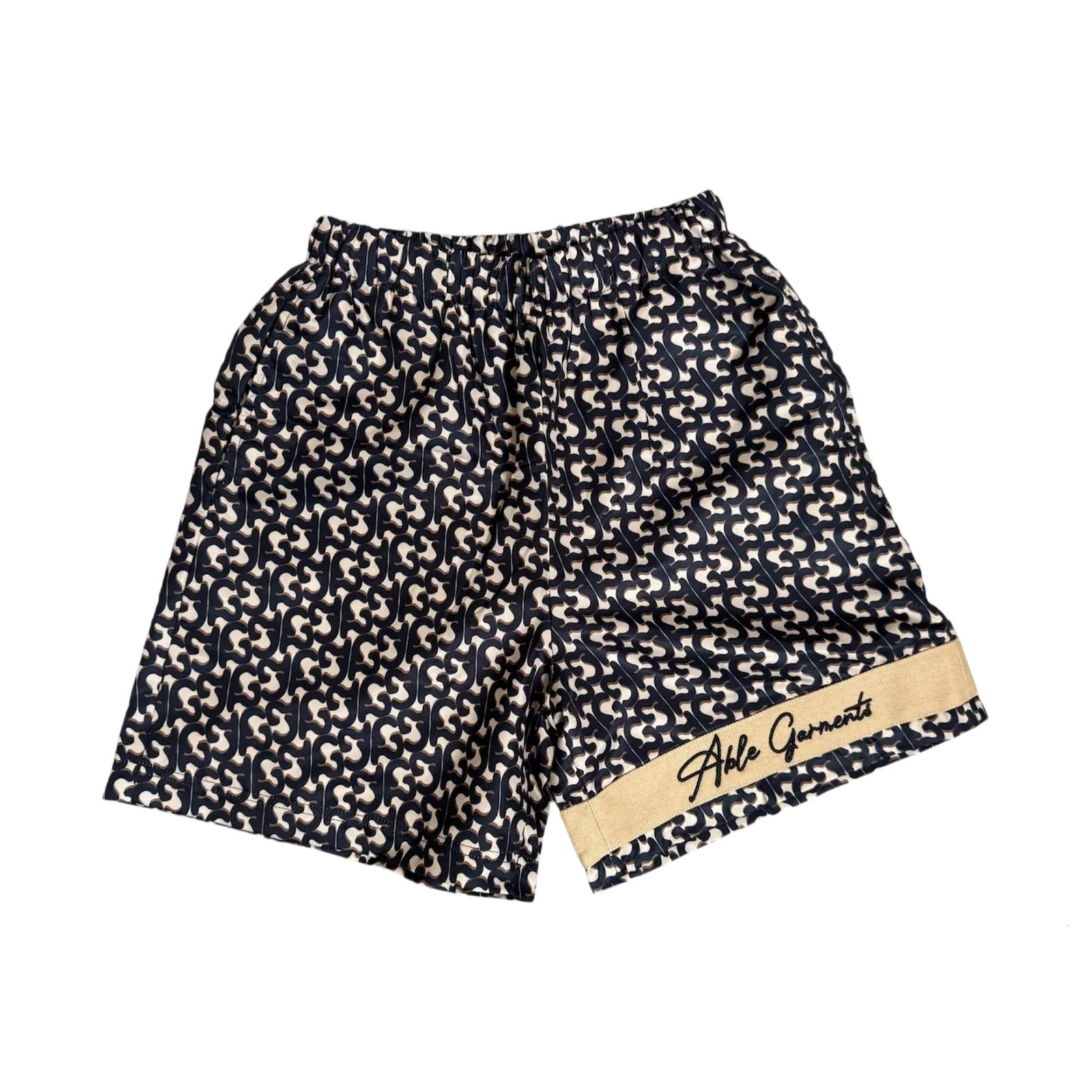 Fashion Trend Monogram All Over Print Mens Casual Shorts For Daily Life Summer Beach Breathable Quickdrying Lightweight 260612