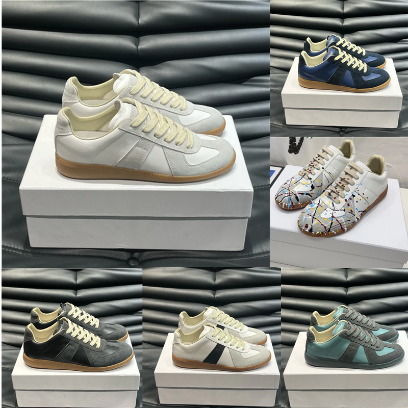 Designer shoes sneakers margielalies gats outdoor mens shoes running shoes replicate suede MM6 woman mens sneakers flat foam casual shoes trainer Wi