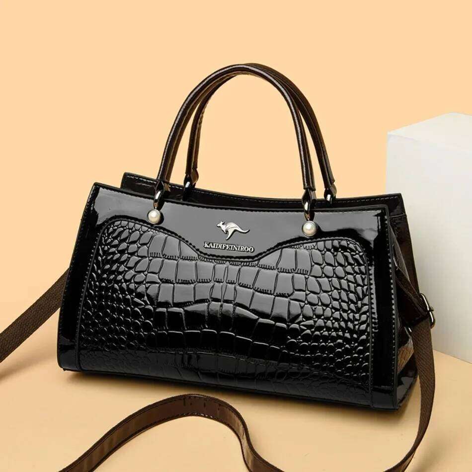 2024 Genuine High Quality Luxury Handbag Designer Crossbody for Women Fashion Crocodile Pattern Shoulder Bag Totes Bags