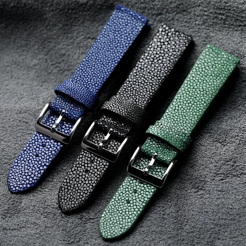 Perlenfischlederarmband 18 20 22 MM Weiches Herren-Vintage-Stil Tragbares Echtlederarmband Blau Grün Grau Hochwertiges Leder 260612