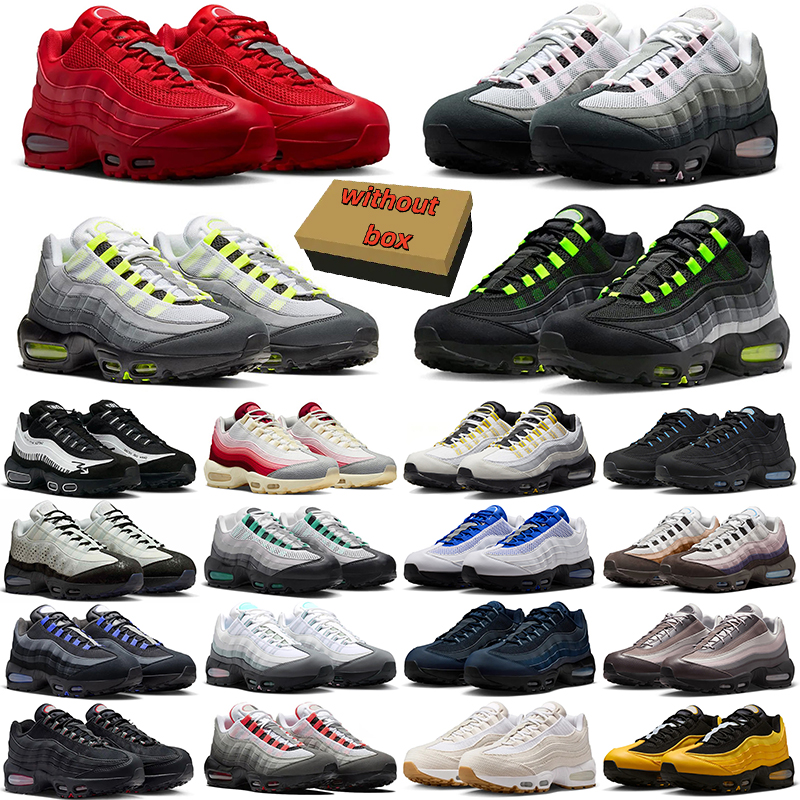With box mens womens outdoor sports trainers sneakers triple black white green navy blue pink red LIght Smoke Grey Anthracite running shoes designer
