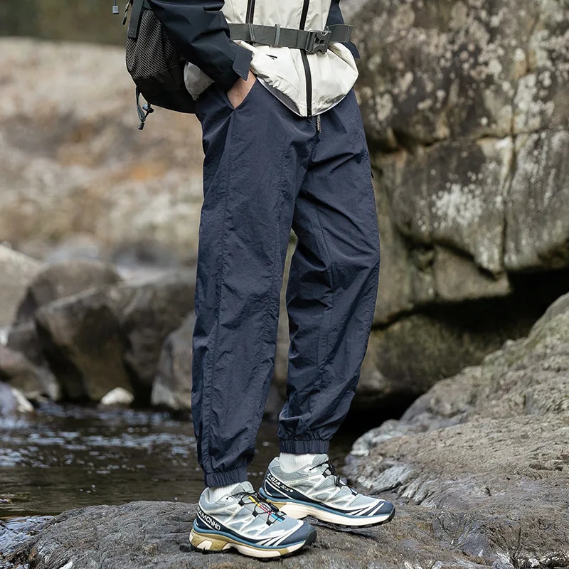 Vintage Baggy Hiking Cargo Pants Men Waterproof Casual Sport Jogging Sping Summer Parachute Pants Outdoor Wide Leg Trousers 260612
