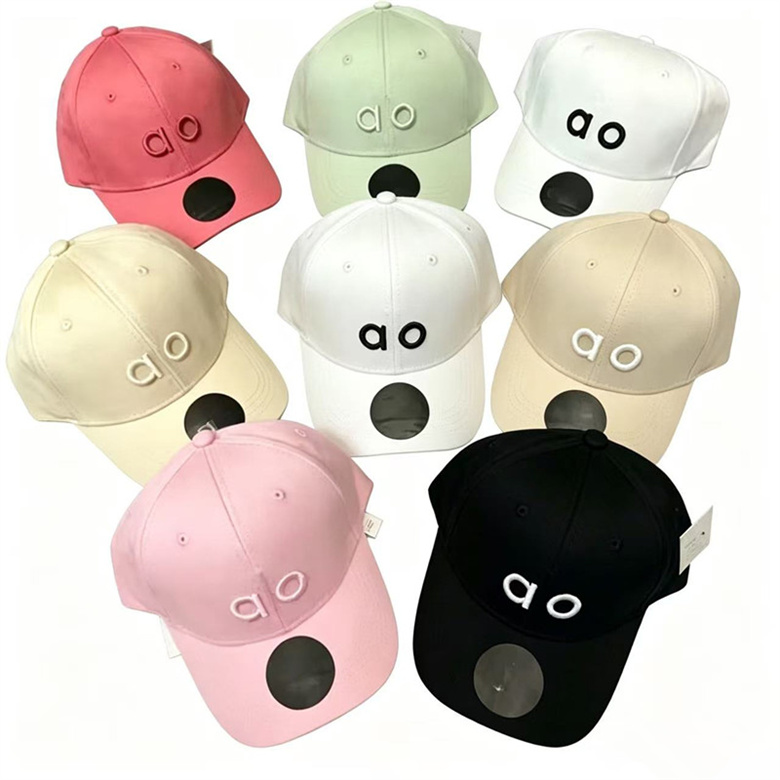 Yoga Cap Hat Tennis Trucker Hats Baseball Cap Cotton Embroidery Hard Top Man and Women Casual Holiday Sun Protection Sun Hat UV Resistant Train Runn