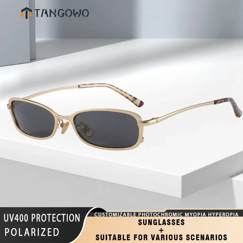 TANGOWO 2026 New Fashion Metal Sunglasses Women Men UV400 Outdoor Sun Prescription Reading Glasses