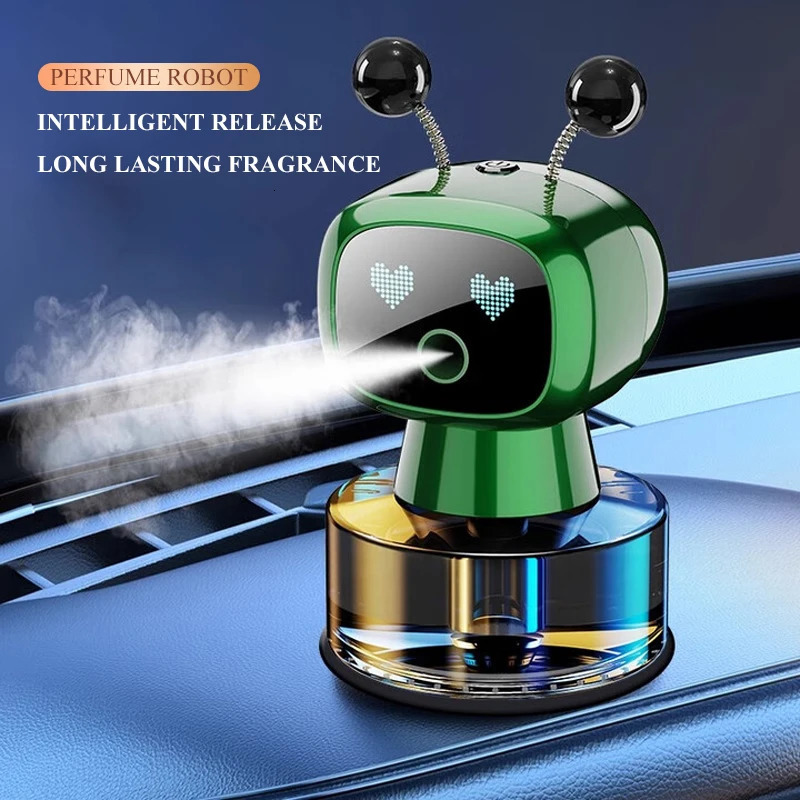 Car Air Freshener AI Smart Robot Rechargeable Fragrance Auto Diffuser Air Freshener Aroma Perfume Universal Accessories 260610