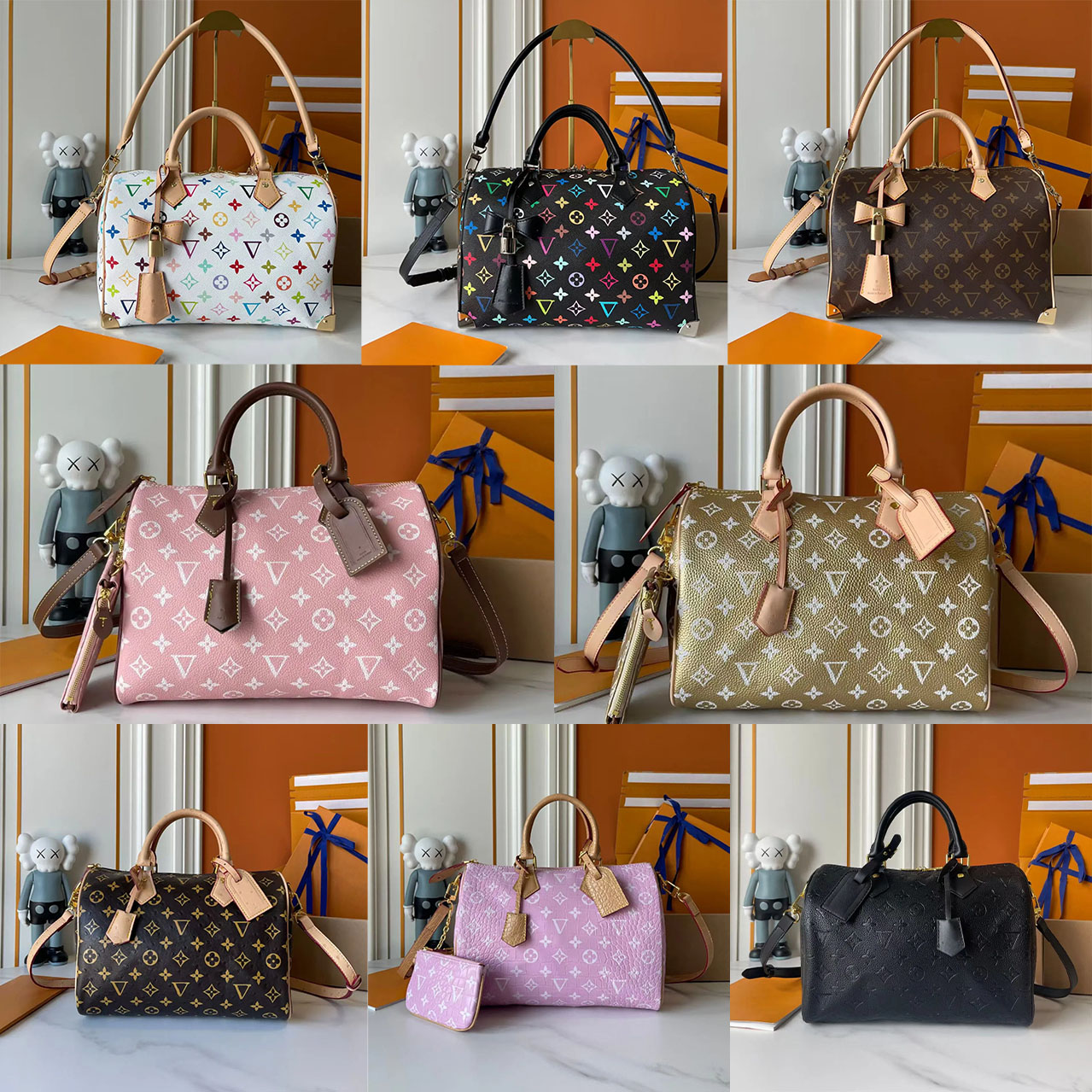 Designer Luxury tote bag Shoulder bag Women's classic vintage nano pillow bag High quality crossbody bag Leather large capacity shopping bag