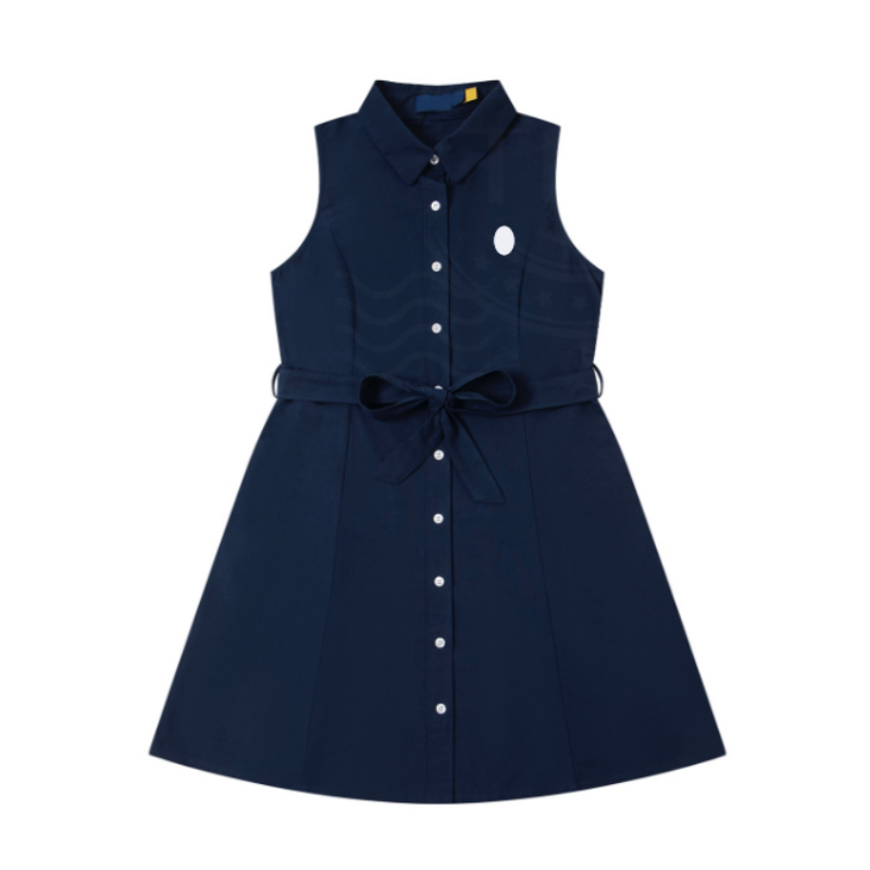 Designer Womens Casual Dresses Summer Fashion Brands Womens polo Dress lapel Sleeveless Solid dress designer Sexy Dresses