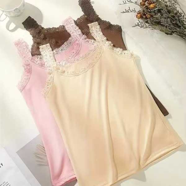 Camiseta sin mangas de talla grande para mujer, camiseta sin mangas ajustada para prendas de abrigo, ropa interior TEMU L260612