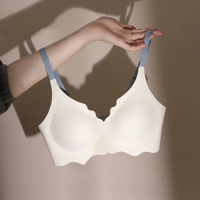 BH Bralette Top Womens Underwear No Steel Ring Pure Desire Comfortable Upper Support Sling Adjustable Beauty Back Bra for women 260612