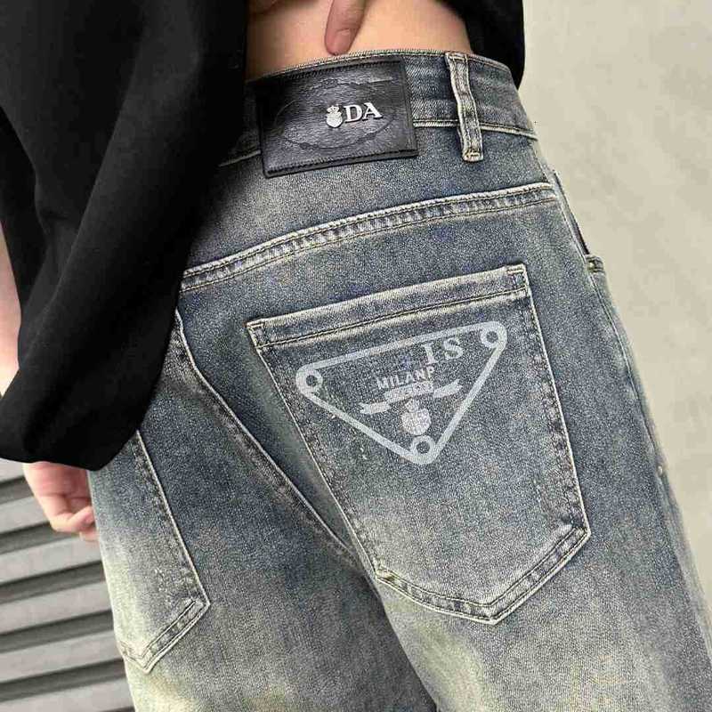 jeans designer man womens mens black pants high-end quality straight design retro Streetwear Casual Sweatpants for woman 49YM