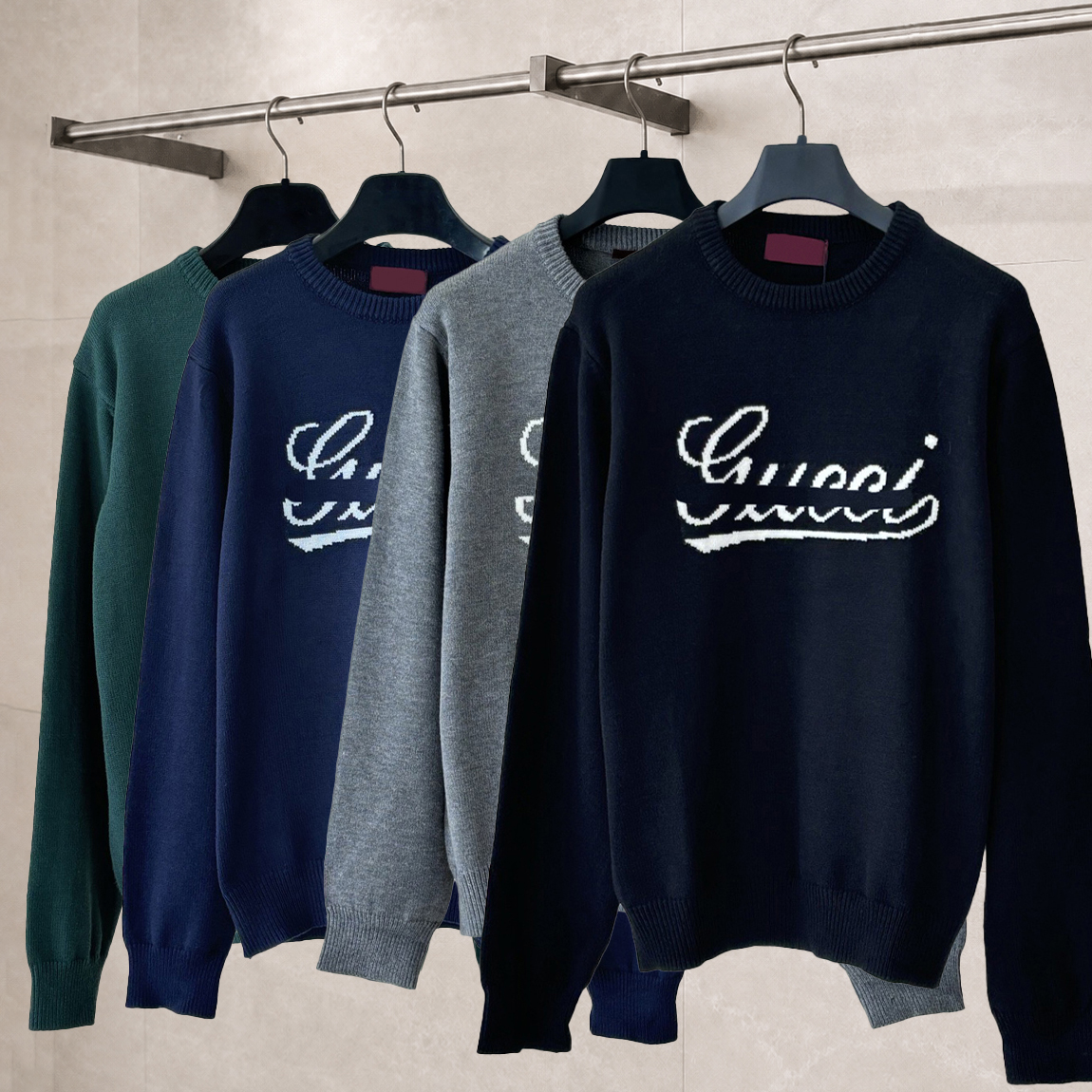 Designer Knit Sweater Letter Men Women Graphic Pullover Relaxed Fit Crew Neck Long Sleeve Streetwear Couple Jumper For Autumn Winter Daily Casual Ou