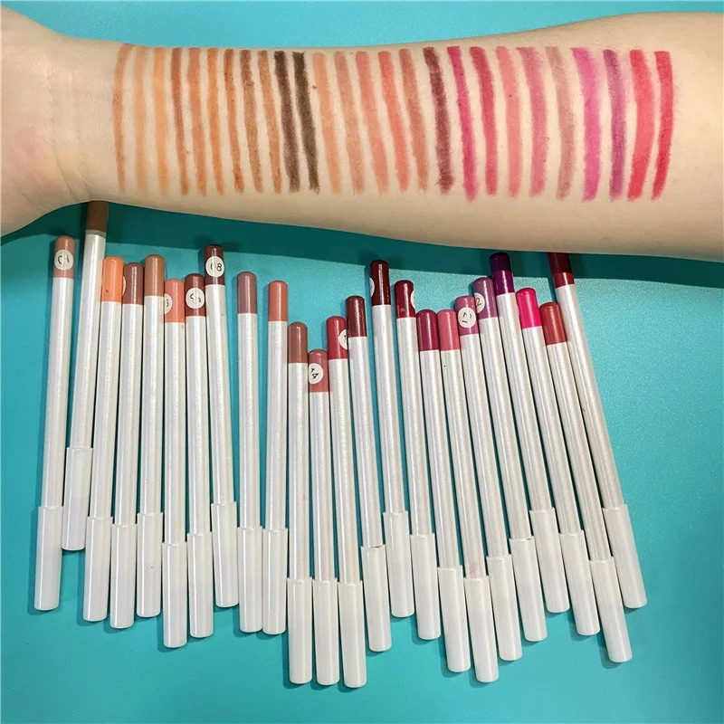 Lipliner Pencil Matte Cream Lip liner Custom Your Makeup Beauty White Liner Vegan Private Label 10PCS Wholesale 260613