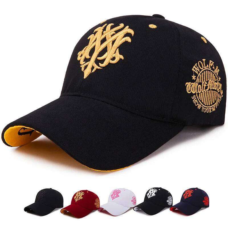 Totem Embroidered Baseball Cap Fashion Men Women Caps Spring And Summer Snapback Hip Hop Hat Adjustable Flame Sun Shading Hats 26L0613