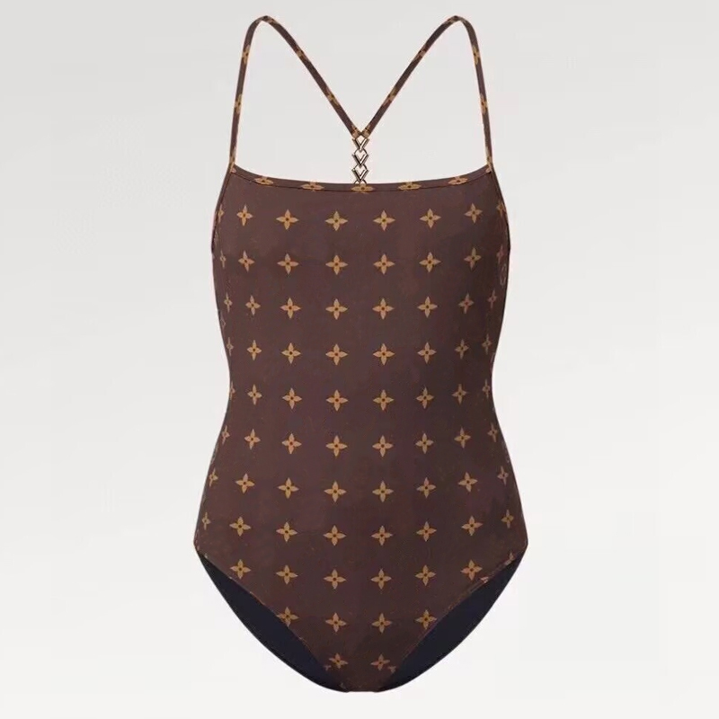 Costumi da bagno da spiaggia push up senza schienale per bikini da donna in stile designer