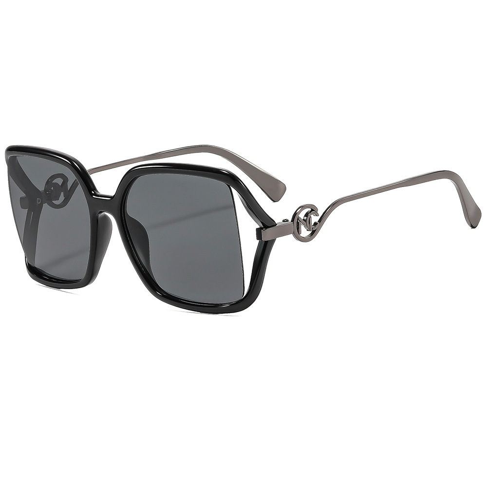 2026 New Cross Border Large Frame Thin and UV Resistant Women's Sunglasses Outdoor Sunscreen European and American Sunglasses