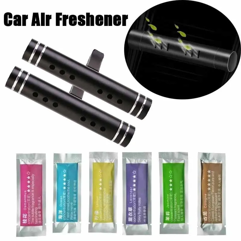 5/6/10Pcs Car Air Vent Perfume Air Freshener Flavoring Smell Aroma Car Perfumes Air Freshener Parfum Car Accessories 260610