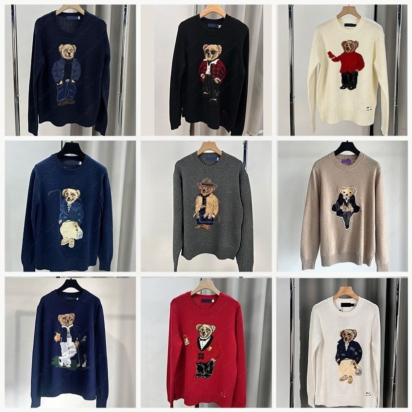 bear sweater Women's Sweaters 2025 Sweater Winter Soft Basic Women Pullover Cotton Bear Pulls Fashion Knitted Ral phliet Jumper Top Sueters De