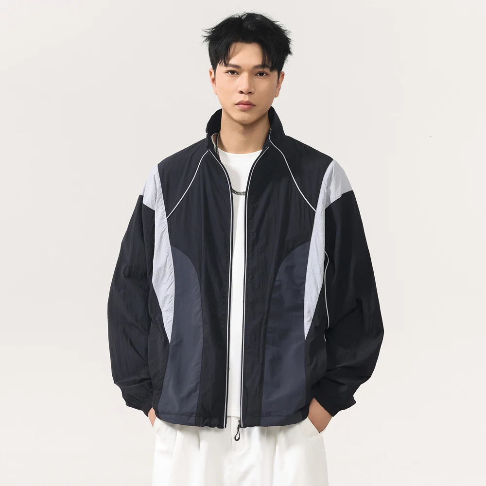 Spring Summer Outdoor Quick Dry Lightweight Sunscreen Jacket Men Streetwear Fashion Loose Casual Cargo Jacket Plus Size Coat 260612