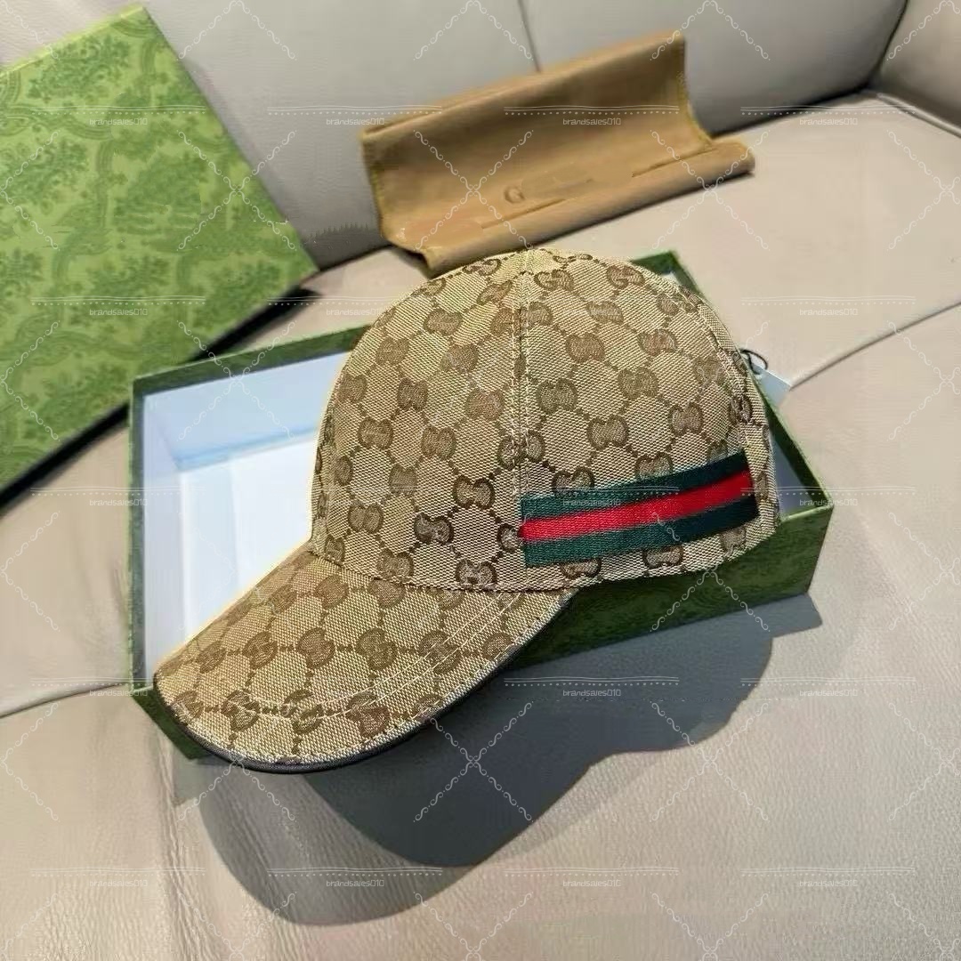 Casquettes de baseball de luxe de haute qualité Chapeaux roses Chapeau de toile Femmes Casquette Casual Fedora Lettre Stripes Gorras Hommes Desig