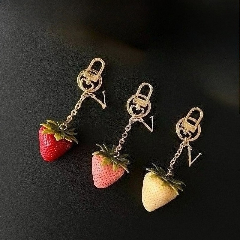 Designer Keychain Cute Strawberry Keychain Pendant High-quality Keychain-image-1110553299