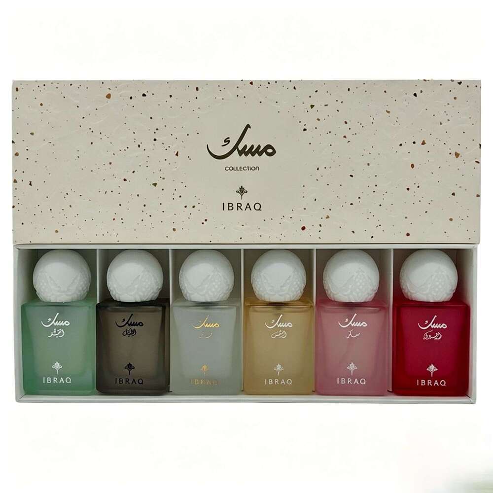 IBRAQ Musa 6 in 1 Perfume Set Arabic Fragrance Unisex Eau de Parfum Gift Kit for All Occasions