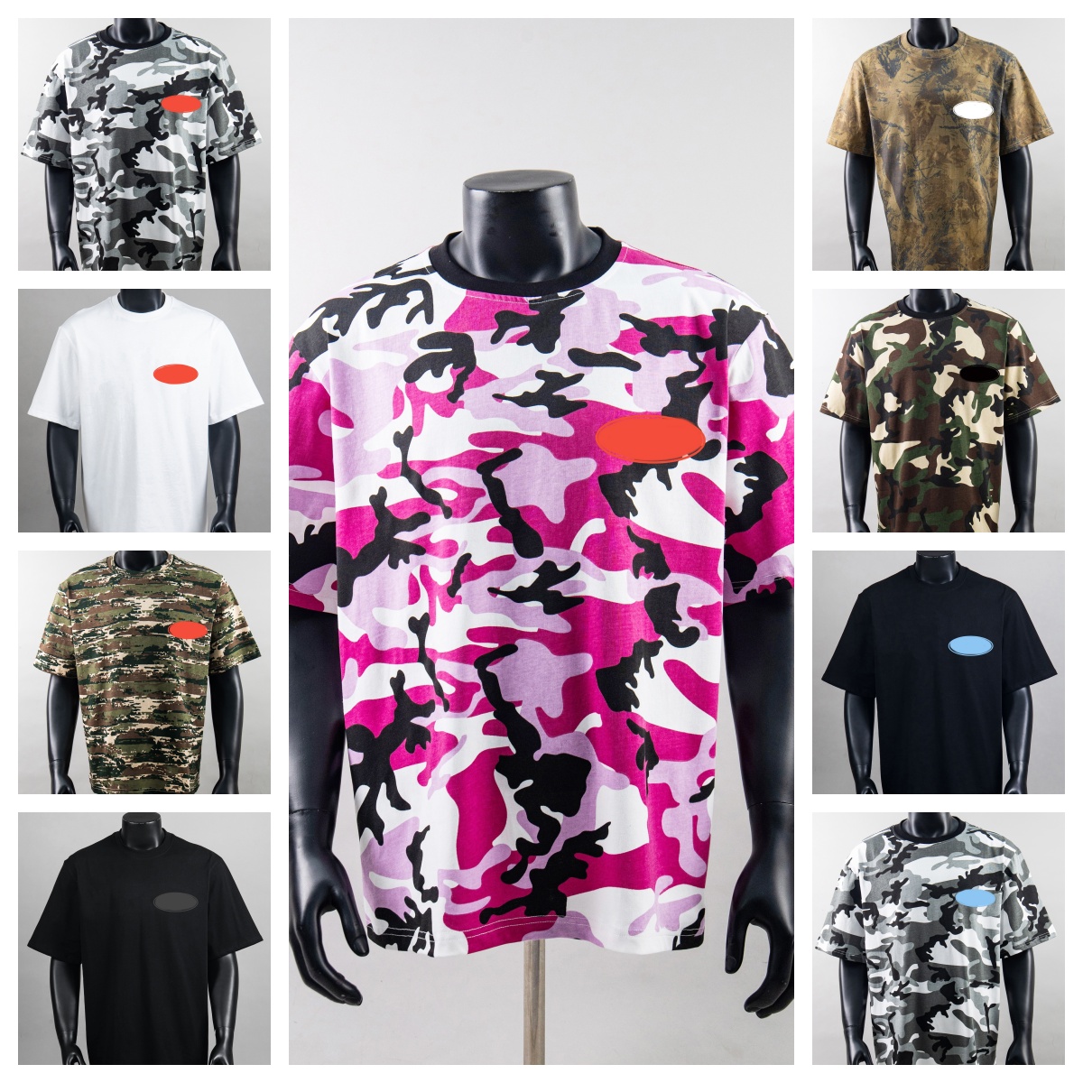 Designer T Shirts Mens womens unisex y2k stacked baggy shirt wide tshirt goth men slim ropa aesthetic designer mens shirts SIZE S XL