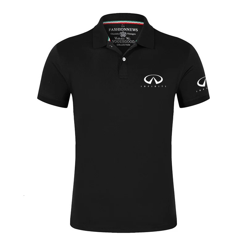 2024 Infiniti Cotton Polo Shirts Comfortable Casual Solid Color Slim Fit Mens Printing Summer Fashion Tops Clothing 260612BANJIA