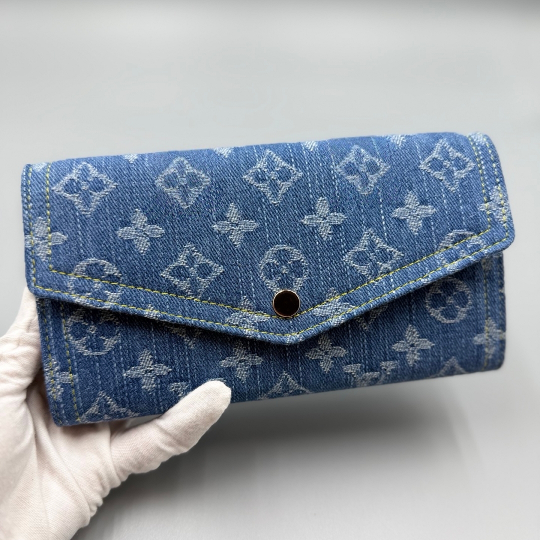 10A Designer wallet mens womens Denim Zippy wallet Passport checkbook Holder Coin Purses Travel HOLIDAYS Clutch Credit Card Holders business Card wa