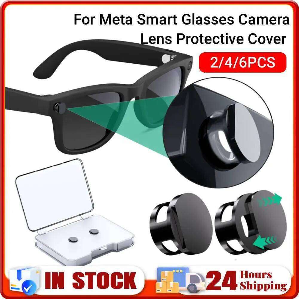 For Meta Smart Glasses Slide LED Light Block Cover, Anti-Scratch Camera Lens Protect Sleeve, Intelligent Eyeglasses Accessories