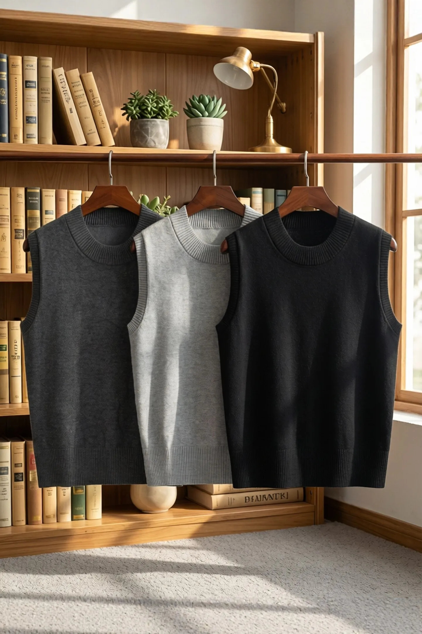 Tops Female Vest Clothing Blouse Preppy Style Aesthetic Sweater Sweaters Pullover Women Womens Warm Korean Padded Woman Knitted 260612BANJIA
