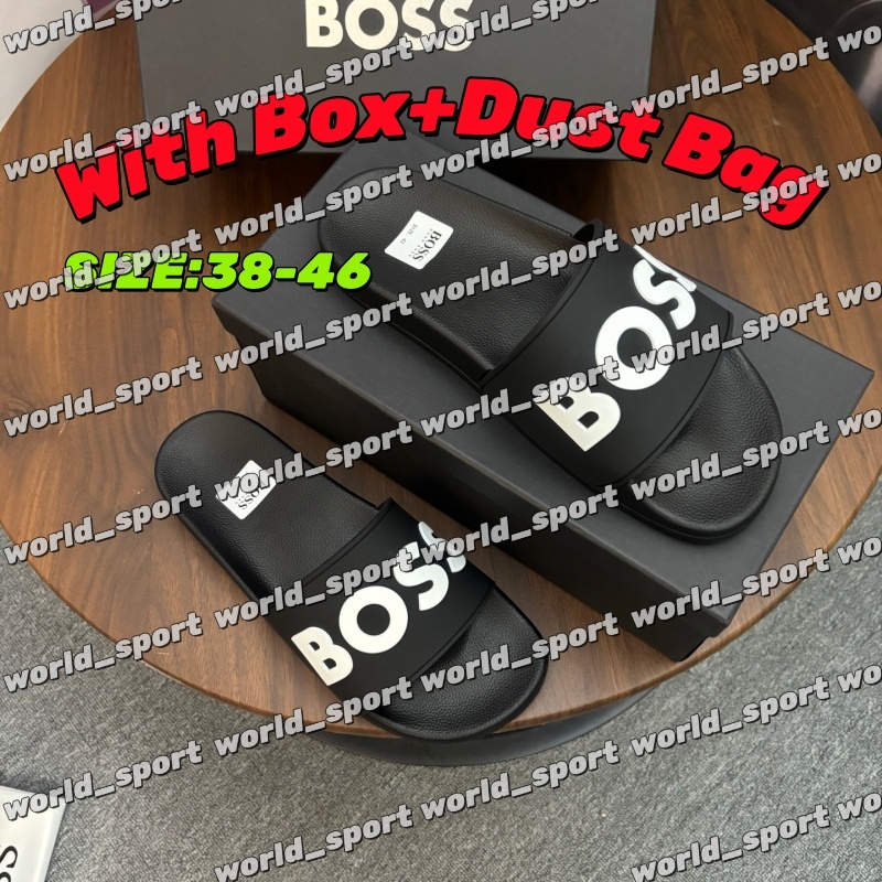 With Box 2026 Designer Fashion Mens Slipper Sliders Slides Sandals Slippers Men Hot Unisex Pool Beach Flip Flops Free Shipping Size 38-46