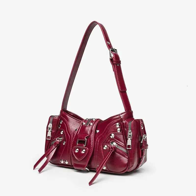 Bag 2026 Y2K Women PU Fasion New Vintage Locomotive Style Soulder Bag Pures and Bags Crossbody T260615 M260805