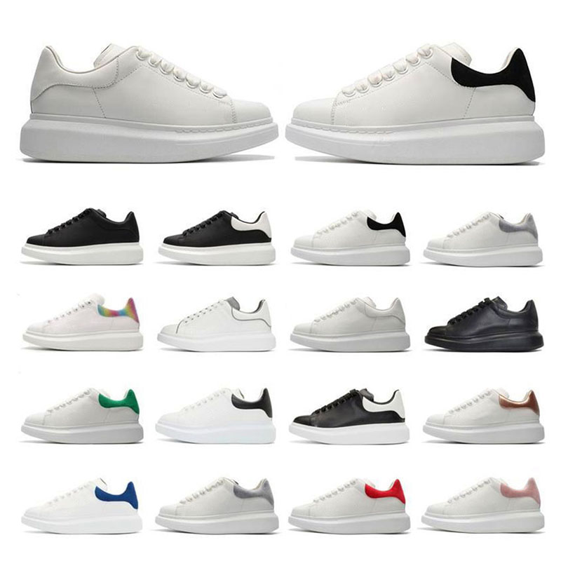 Designer White Sneakers Smooth Calf Leather Low Top Fashion Casual Skate Shoes For Men Women Daily Wear Street Sneaker