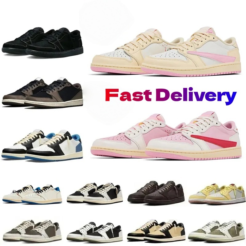 Designer 1s j1 low Basketball Shoes 1s low sneaker Tropical Pink Shy Pink Pack Black Phantom Dark Mocha Velvet Brown 1s Canary Reverse Mocha Royal B