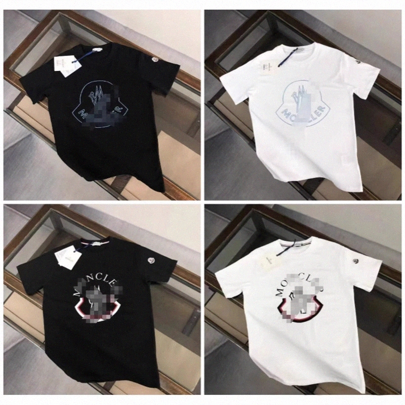 Luxury T Shirt Mens designer T Shirts Summer embroidered badge Fashion Casual with Brand Letter High Quality s4Jk#