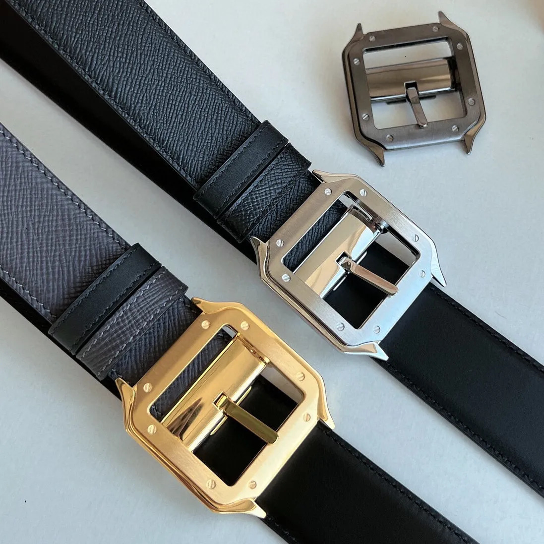 Belts new designer belt fashion classic mensneedle buckle genuine leather cowhide Versatile for Business and LeisureAA