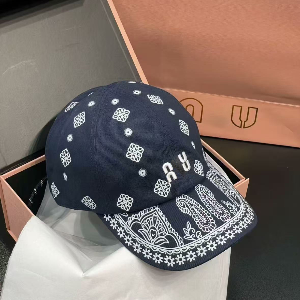 Designer Baseball Cap for Men Woman Luxury Fashion Adjustable Hats Classic Embroidery Caps Black High Quality Sunscreen Hat with original box