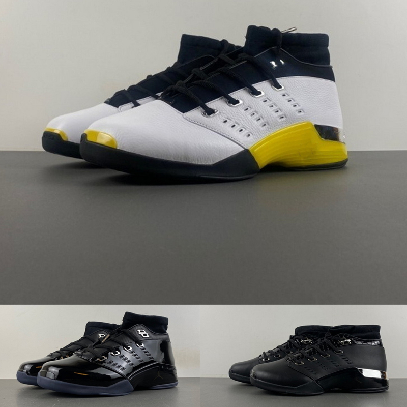 Basketball Shoes 17 17s Black Patent Metallic Silver White Carolina Valor Blue UNC Men Top Quality Climbing Boots Man Leather Sneakers for Boys Trai
