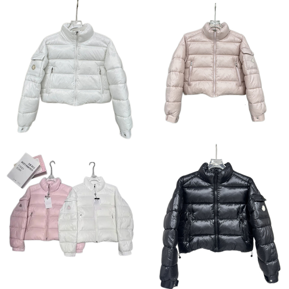 Women's Designer Moc Down Jacket Classic Letter Printed Warm Comfort Puffer Coat Fashion Versatile Thick Padding Short White Duck Down Jackets