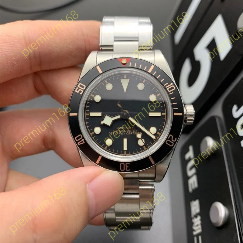 TOP Black Bay BB58 Men Automatic Mechanical Watch 5A Quality Factory Rivet Band Watches 41mm Mens Automatic Bracelet Strap Luxury Sports