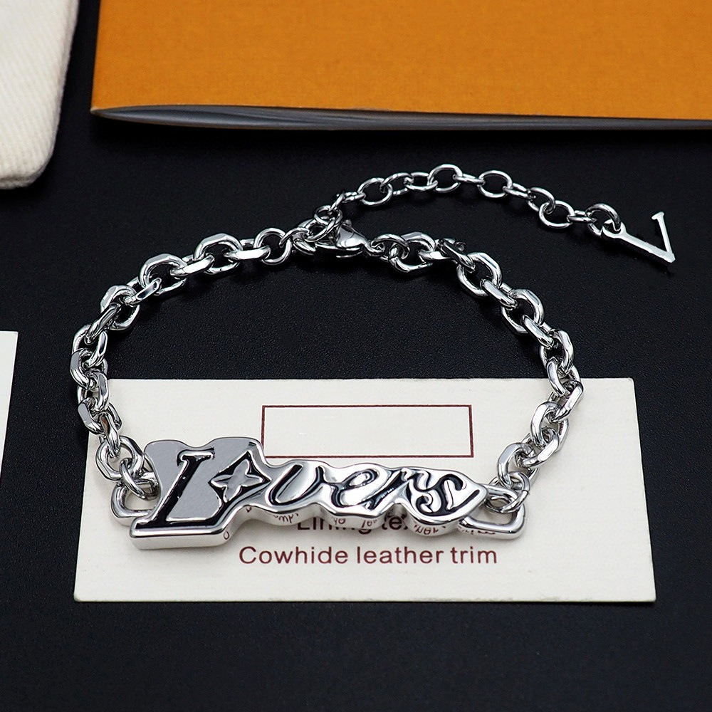 Designer Bracelet Cuff Bangle Men Women Stainless Steel Jewelry Women Chain Gold Bracelets Without Box
