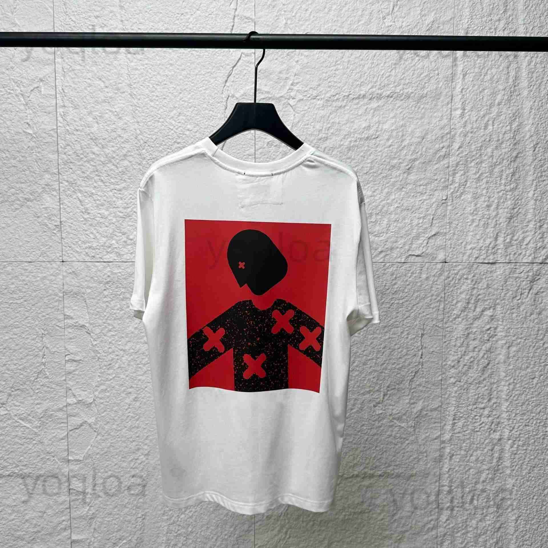 Mens glasses pure cotton embroidery casual round neck short sleeved T-shirt and simple casual outdoor sports T250410
