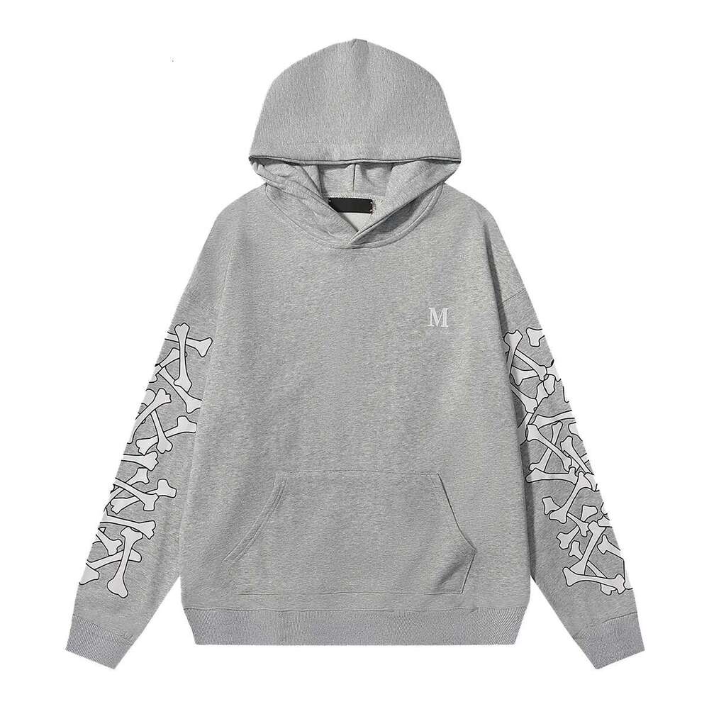 Hoodies Men Designer Hoodie High Quality Colorful Pattern Stylish Bone Print Long Sleeve Hip Hop Sweatshirts Outdoor Casual amirness hoodie