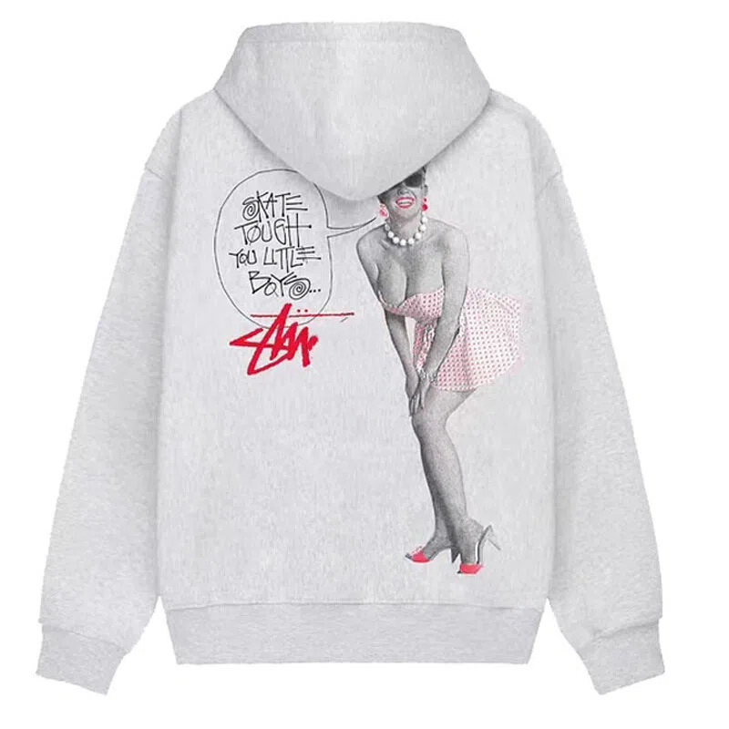 Men's Hoodies Sweatshirts New Explosive Letter Print Hoodie Men and Women High Strt Couples Loose Light Breathable and Comfortable-image-957938245