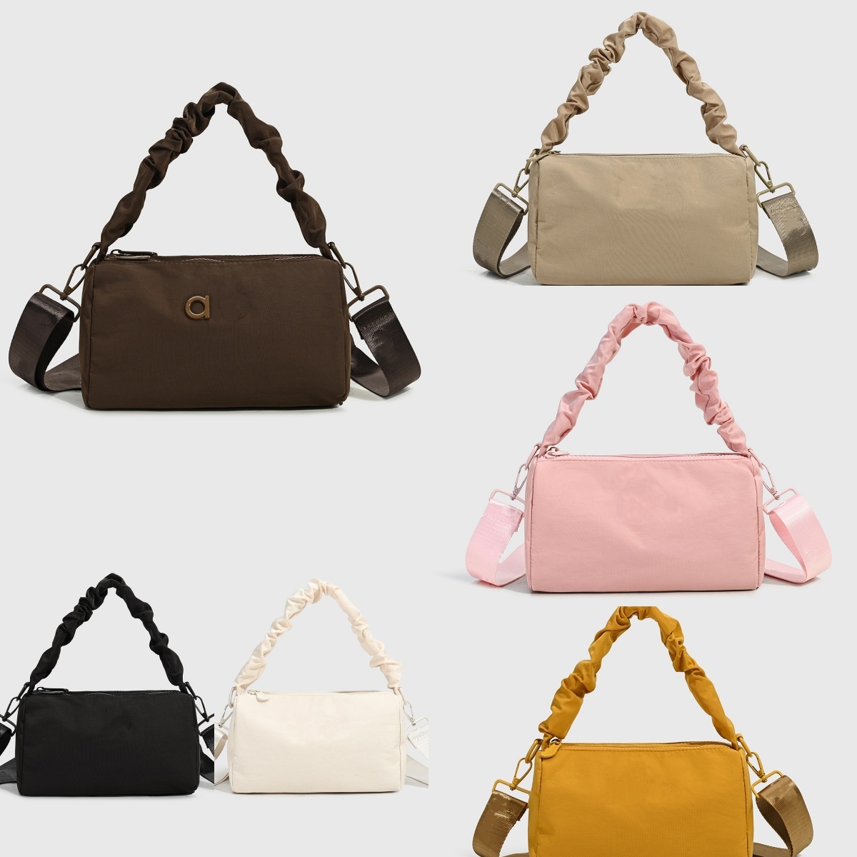 A2361 Multi-Purpose Compact Bag Casual Fashion Charm Bags Shoulder Crossbody for Commuting and Fitness Large Capacity Bag